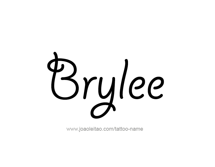 Tattoo Design Name Brylee  