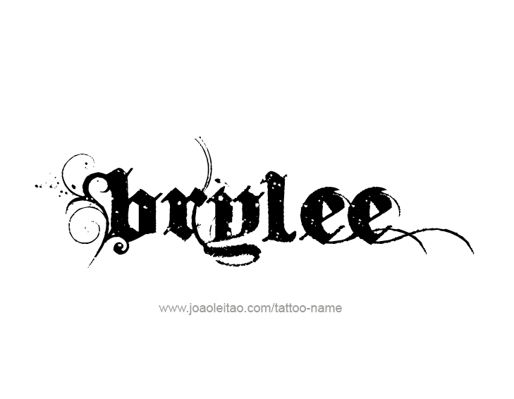 Tattoo Design Name Brylee  