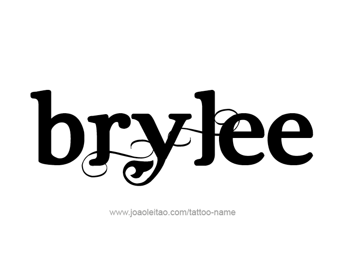 Tattoo Design Name Brylee  