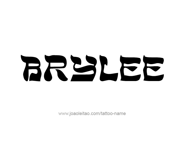 Tattoo Design Name Brylee  