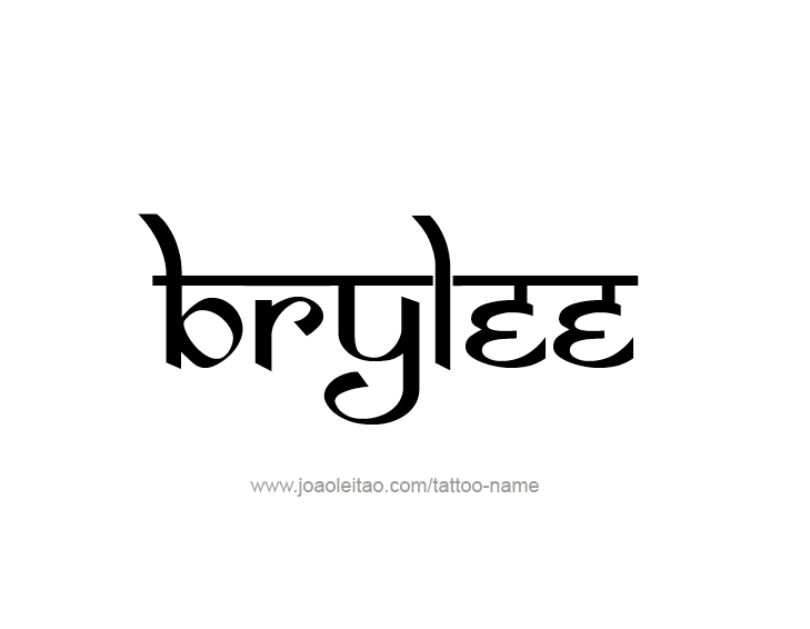 Tattoo Design Name Brylee  