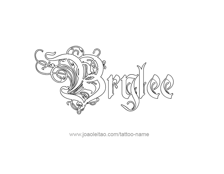 Tattoo Design Name Brylee  