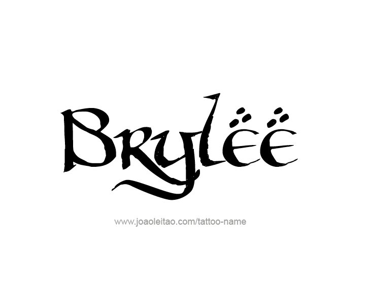 Tattoo Design Name Brylee  