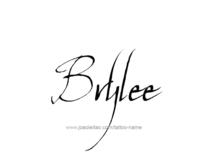 Tattoo Design Name Brylee  