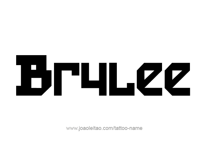 Tattoo Design Name Brylee  