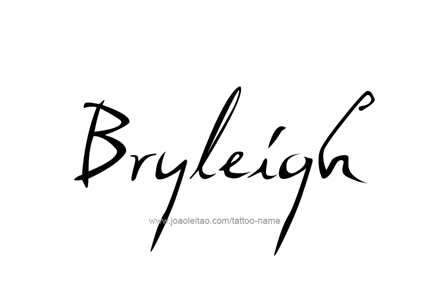 Tattoo Design Name Bryleigh  