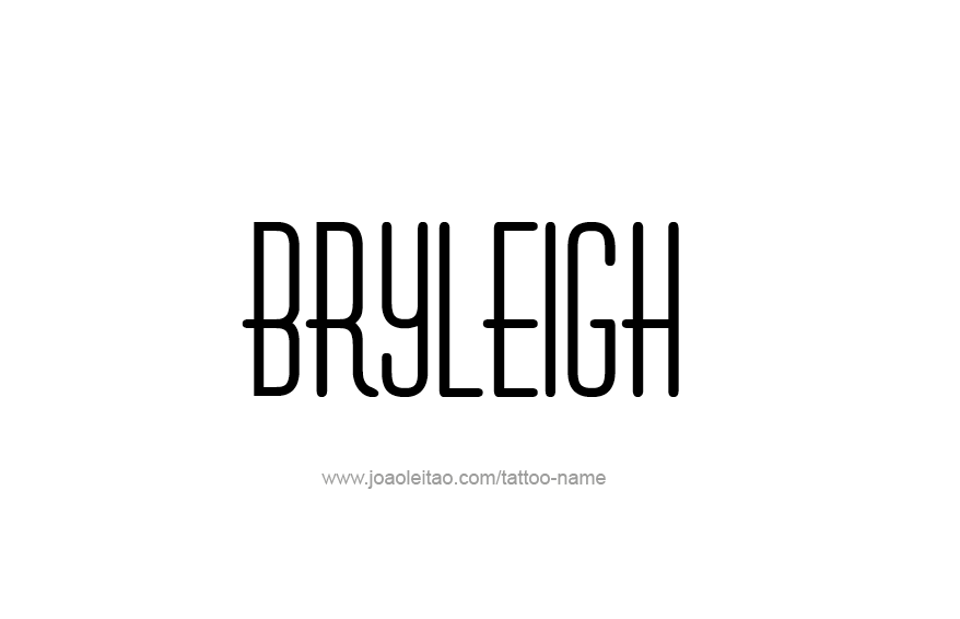 Tattoo Design Name Bryleigh  