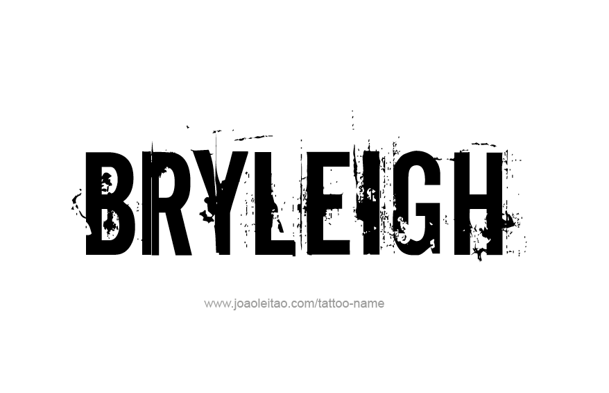 Tattoo Design Name Bryleigh  