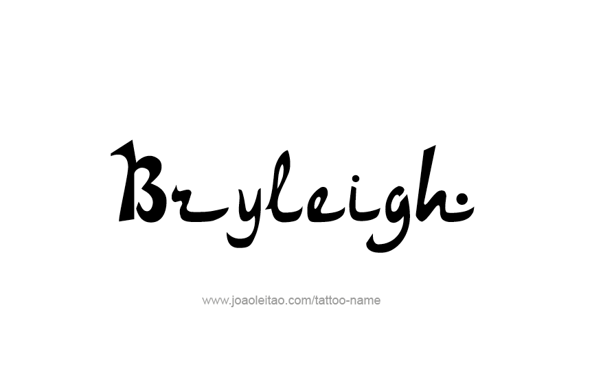 Tattoo Design Name Bryleigh  