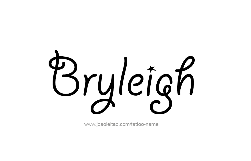 Tattoo Design Name Bryleigh  