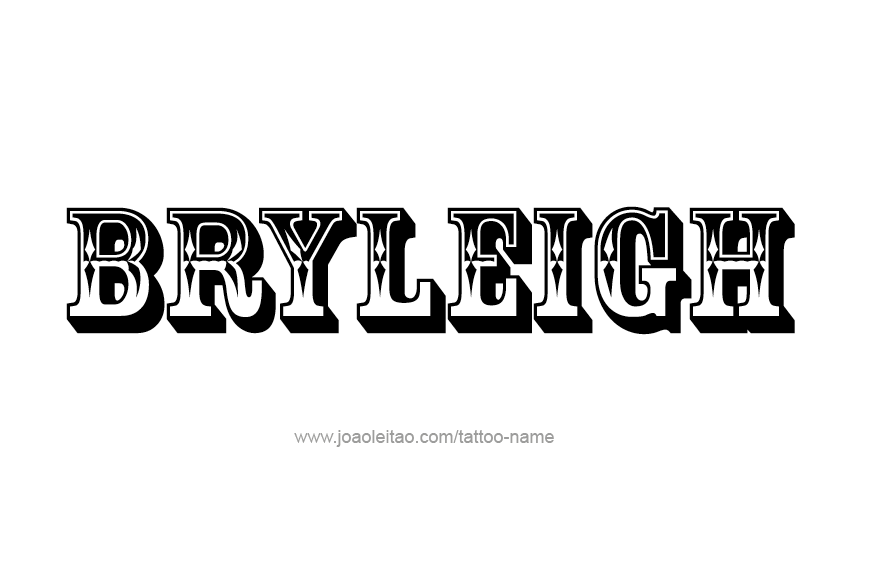 Tattoo Design Name Bryleigh  