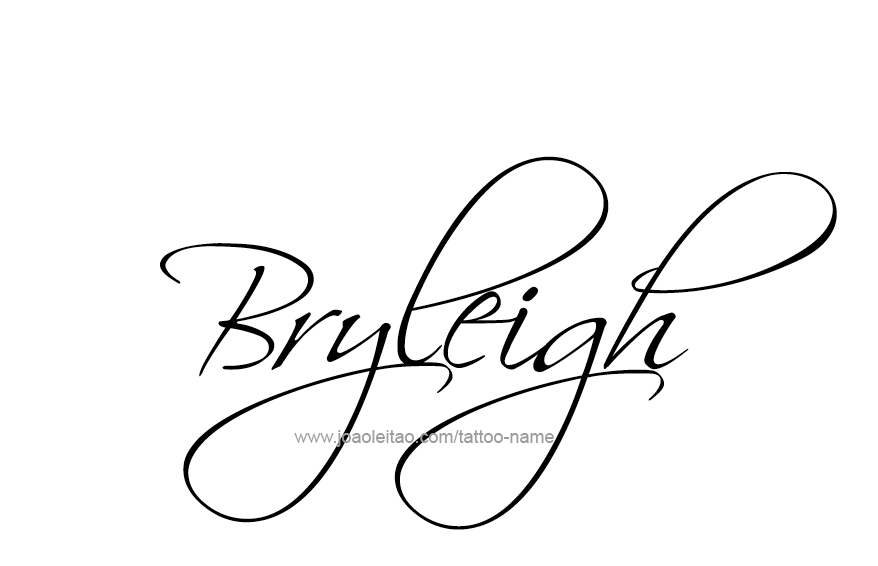 Tattoo Design Name Bryleigh  