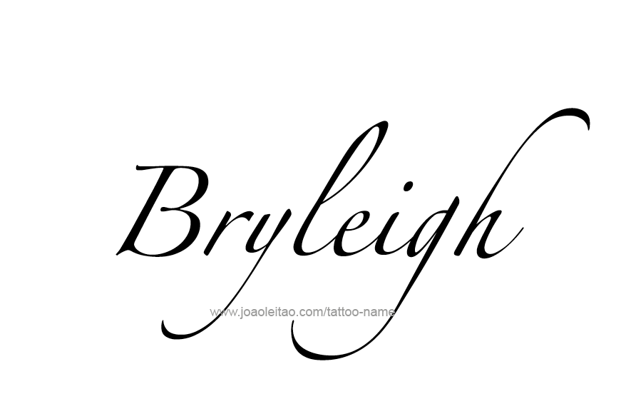 Tattoo Design Name Bryleigh  