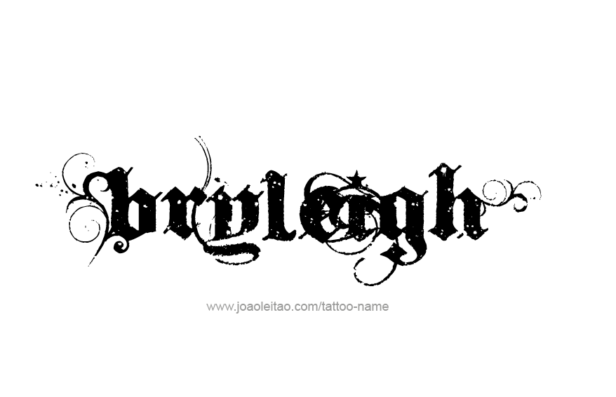 Tattoo Design Name Bryleigh  