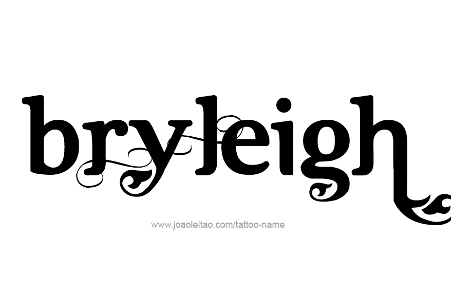 Tattoo Design Name Bryleigh  