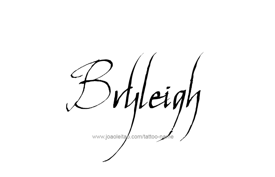 Tattoo Design Name Bryleigh  