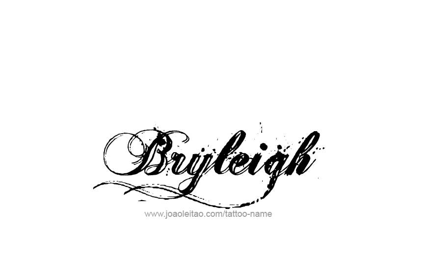 Tattoo Design Name Bryleigh  