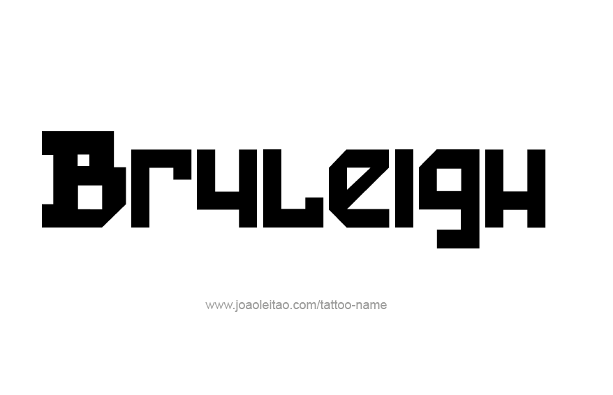 Tattoo Design Name Bryleigh  