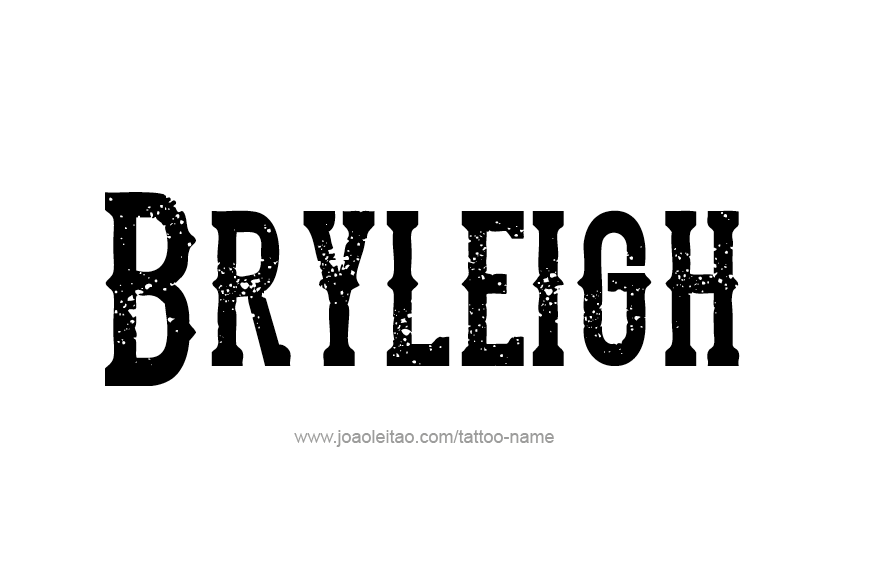 Tattoo Design Name Bryleigh  