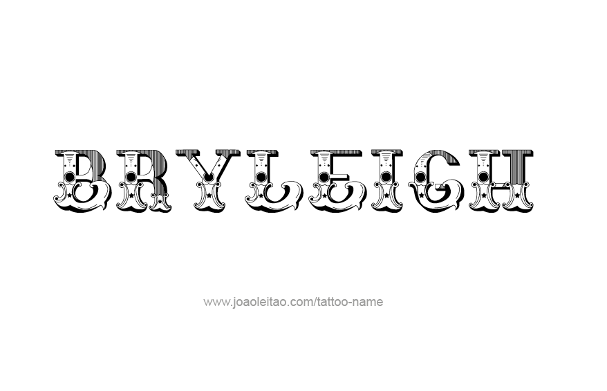 Tattoo Design Name Bryleigh  