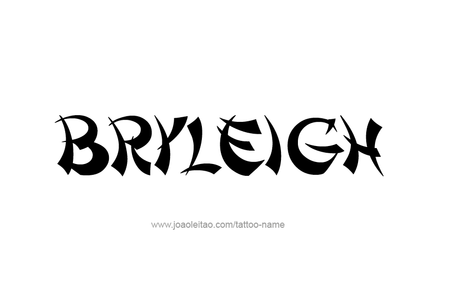 Tattoo Design Name Bryleigh  