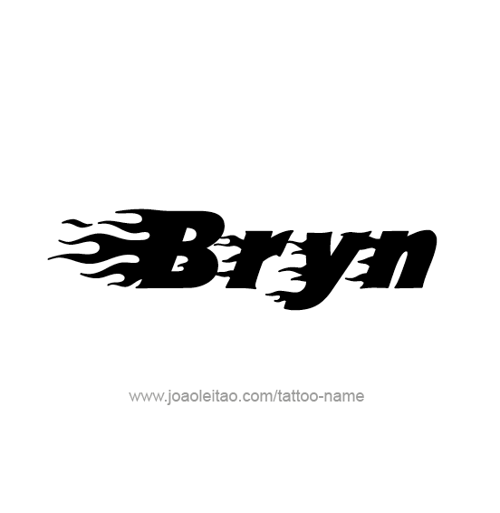 Tattoo Design Name Bryn  