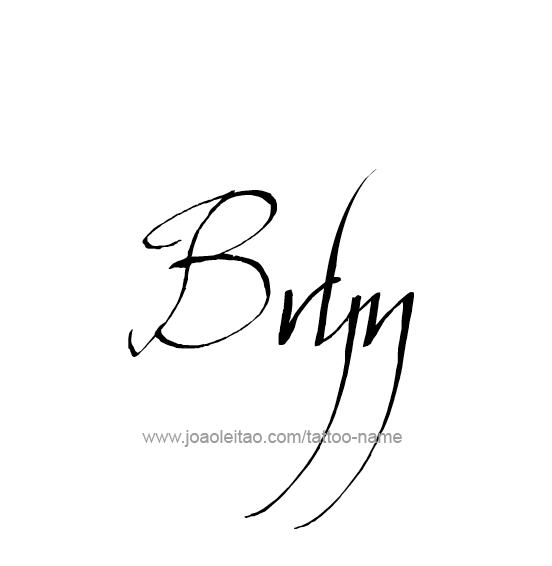 Tattoo Design Name Bryn  