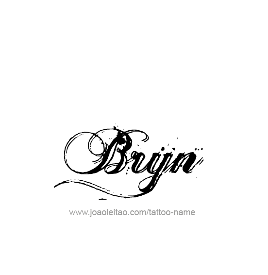 Tattoo Design Name Bryn  