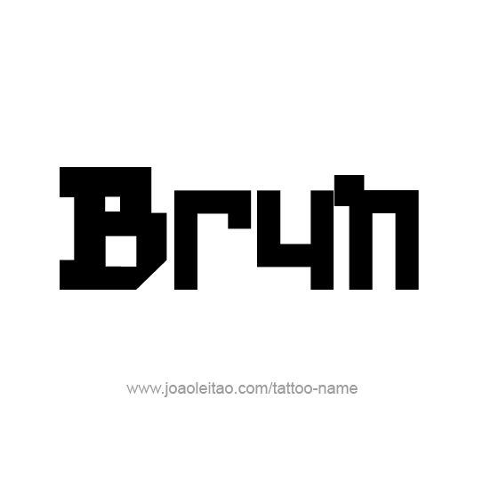 Tattoo Design Name Bryn  