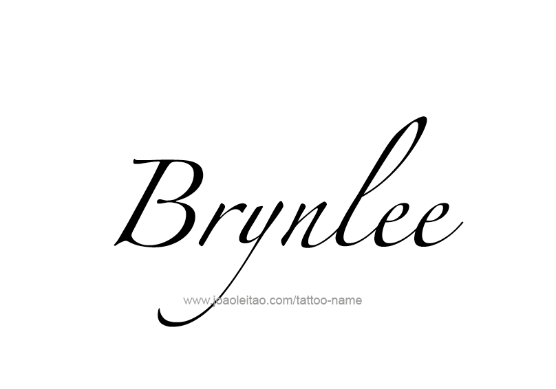 Tattoo Design Name Brynlee  