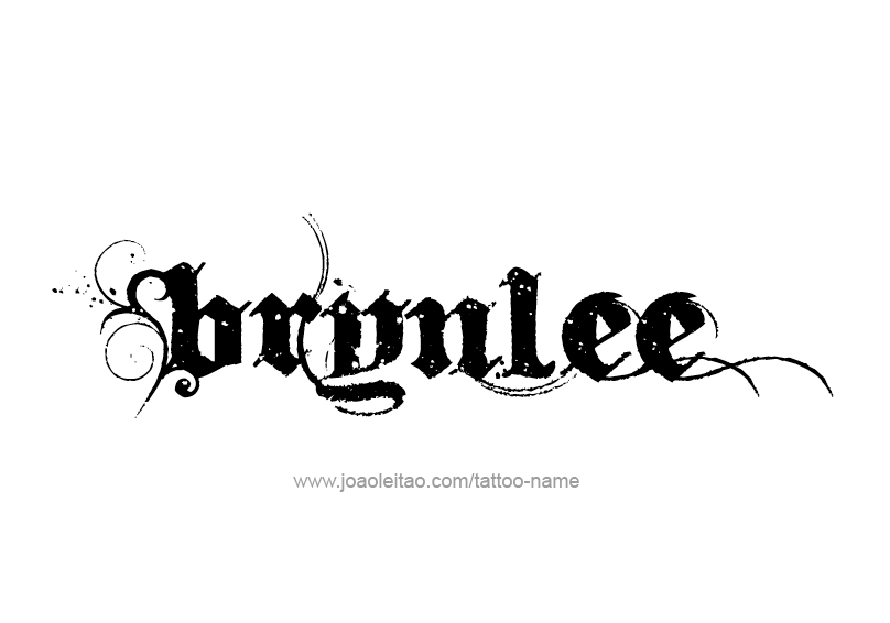 Tattoo Design Name Brynlee  