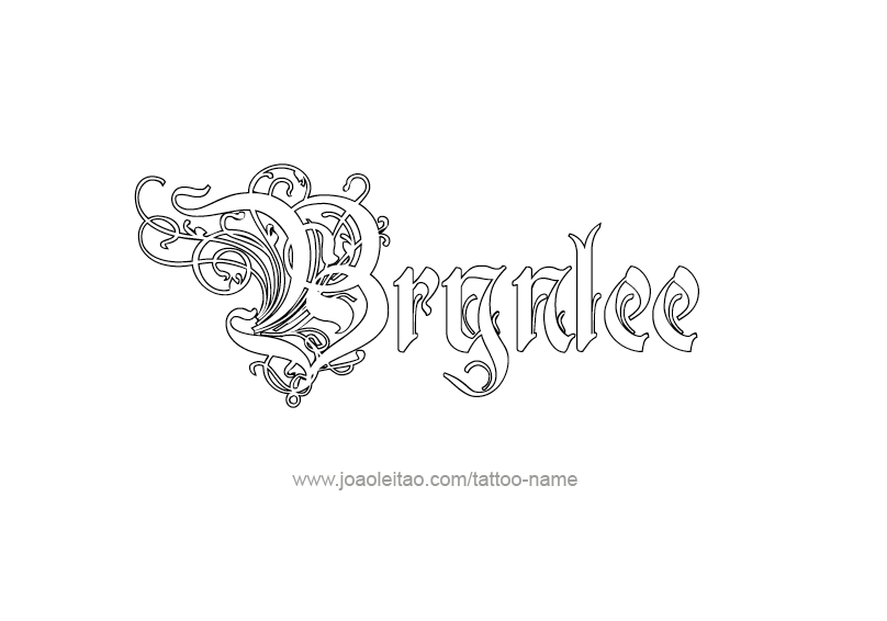 Tattoo Design Name Brynlee  