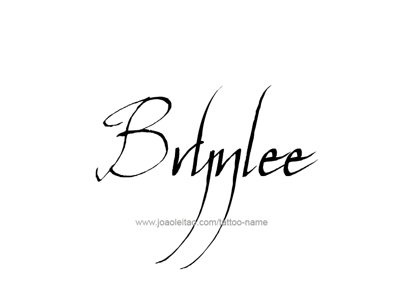 Tattoo Design Name Brynlee  