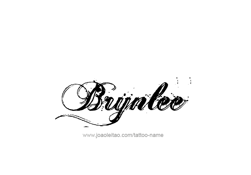 Tattoo Design Name Brynlee  