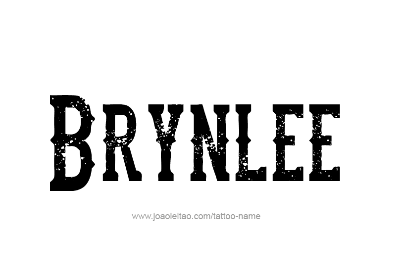 Tattoo Design Name Brynlee  