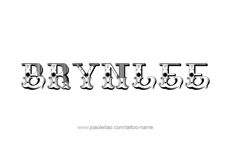 Tattoo Design Name Brynlee  