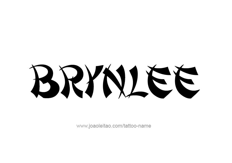 Tattoo Design Name Brynlee  