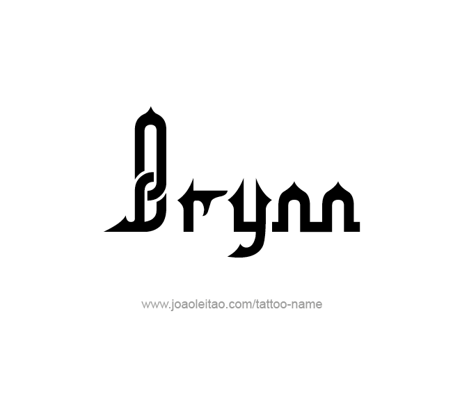 Brynn Name Tattoo Designs