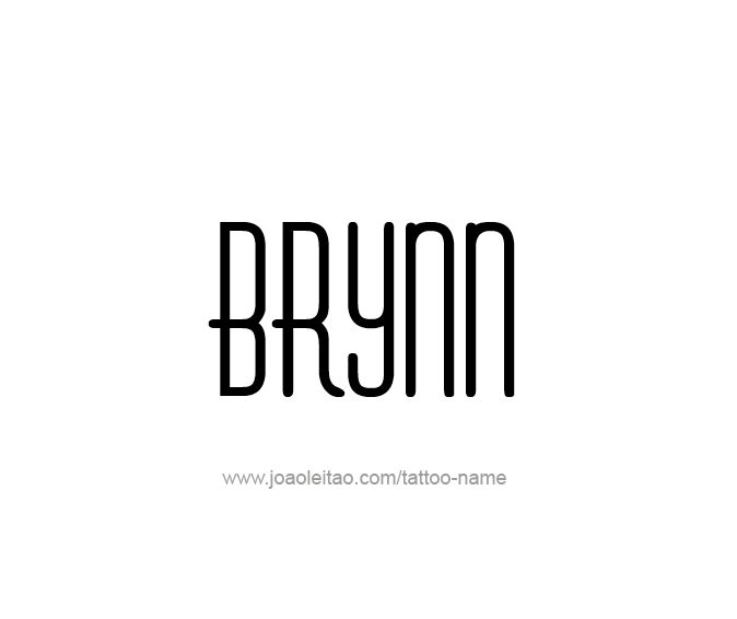 Tattoo Design Name Brynn  