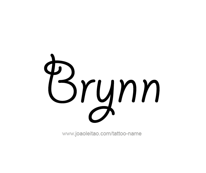 Tattoo Design Name Brynn  