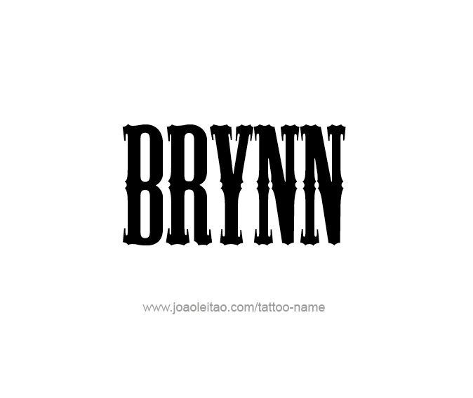 Tattoo Design Name Brynn  