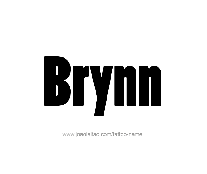 Tattoo Design Name Brynn  