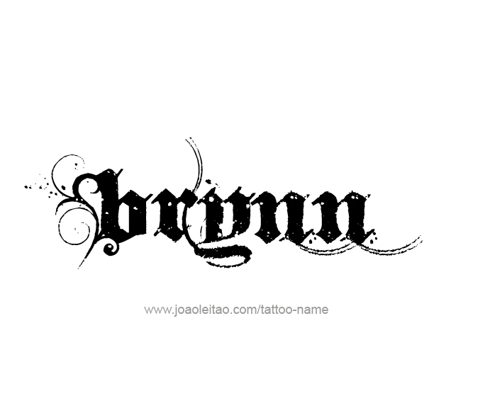 Tattoo Design Name Brynn  