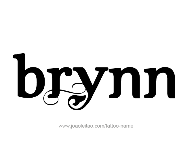 Tattoo Design Name Brynn  