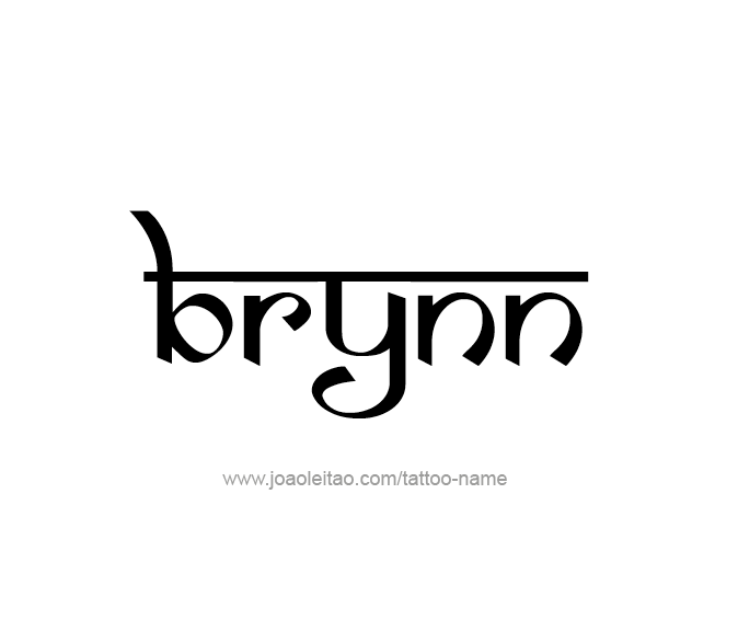 Tattoo Design Name Brynn  