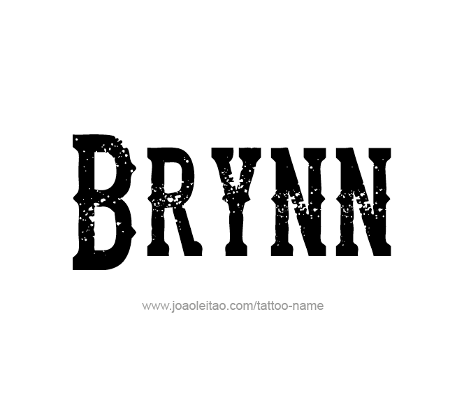 Tattoo Design Name Brynn  