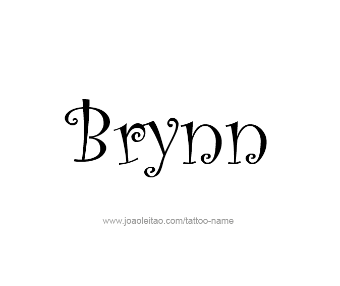 Tattoo Design Name Brynn  