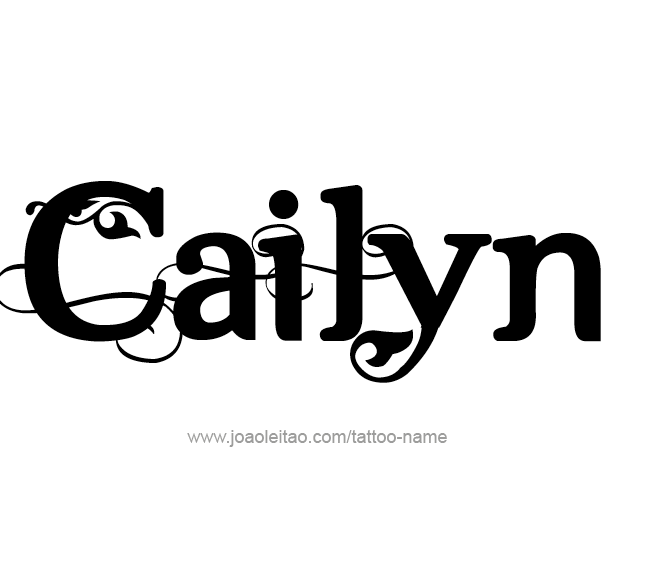 Tattoo Design Name Cailyn  