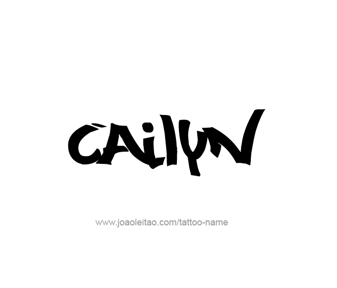 Tattoo Design Name Cailyn  