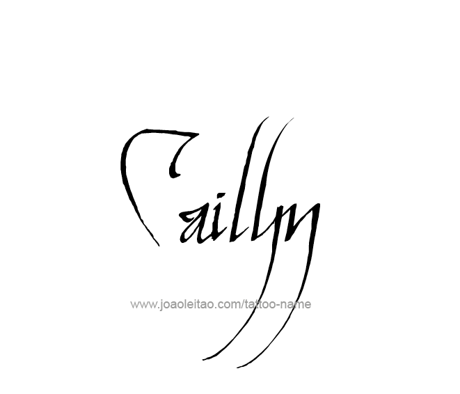 Tattoo Design Name Cailyn  